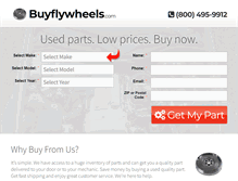 Tablet Screenshot of buyflywheels.com